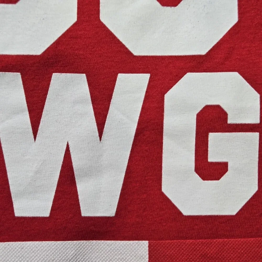 Mens Nike UGA Georgia Bulldogs T Shirt Red Graphic Tee SEC Go Dawgs New